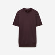 Slim Tech Knit T-shirt Bourbon