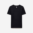 Mercerised Crew Neck T-Shirt Black