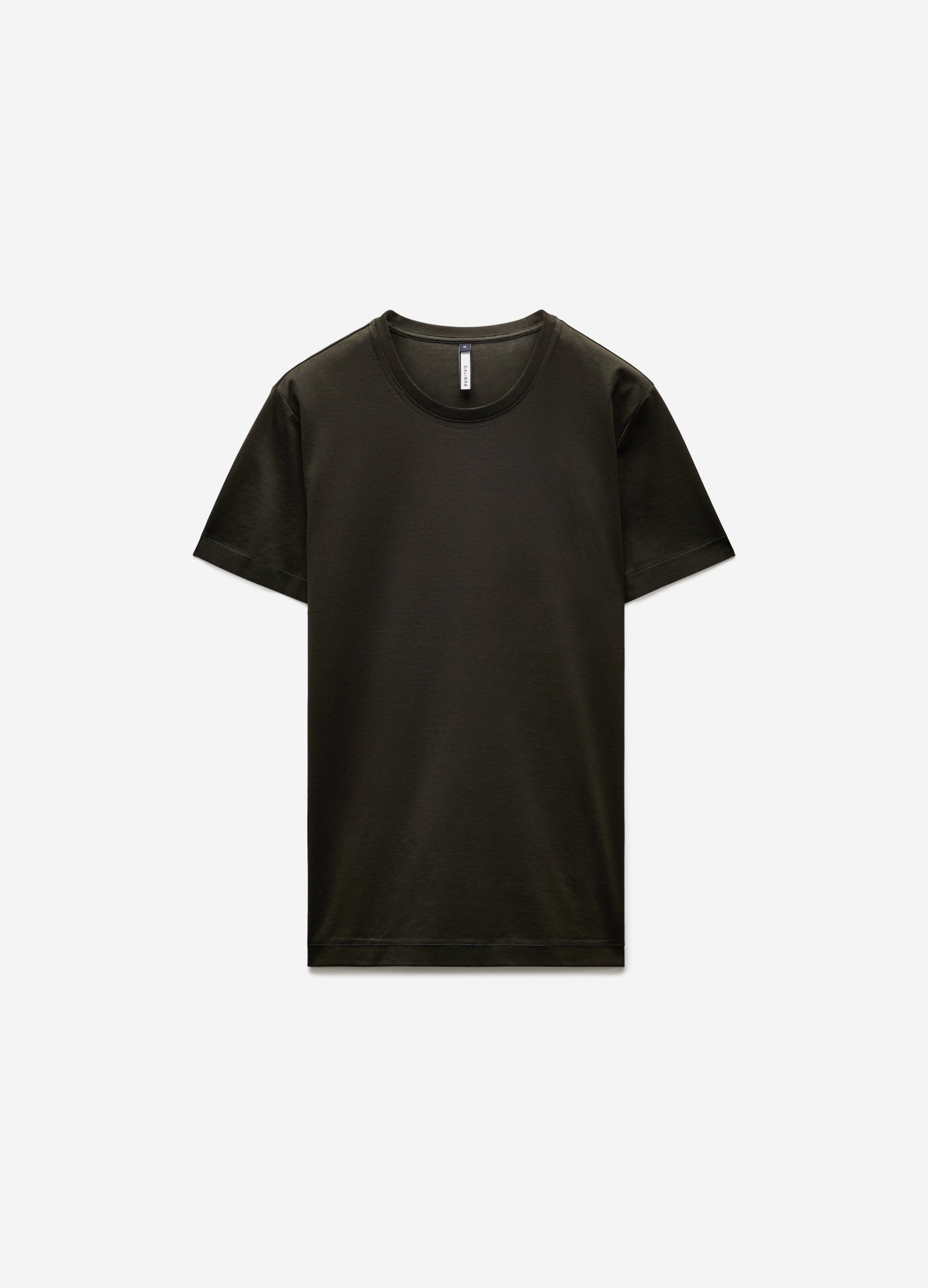 Mercerised Crew T-shirt Army Green