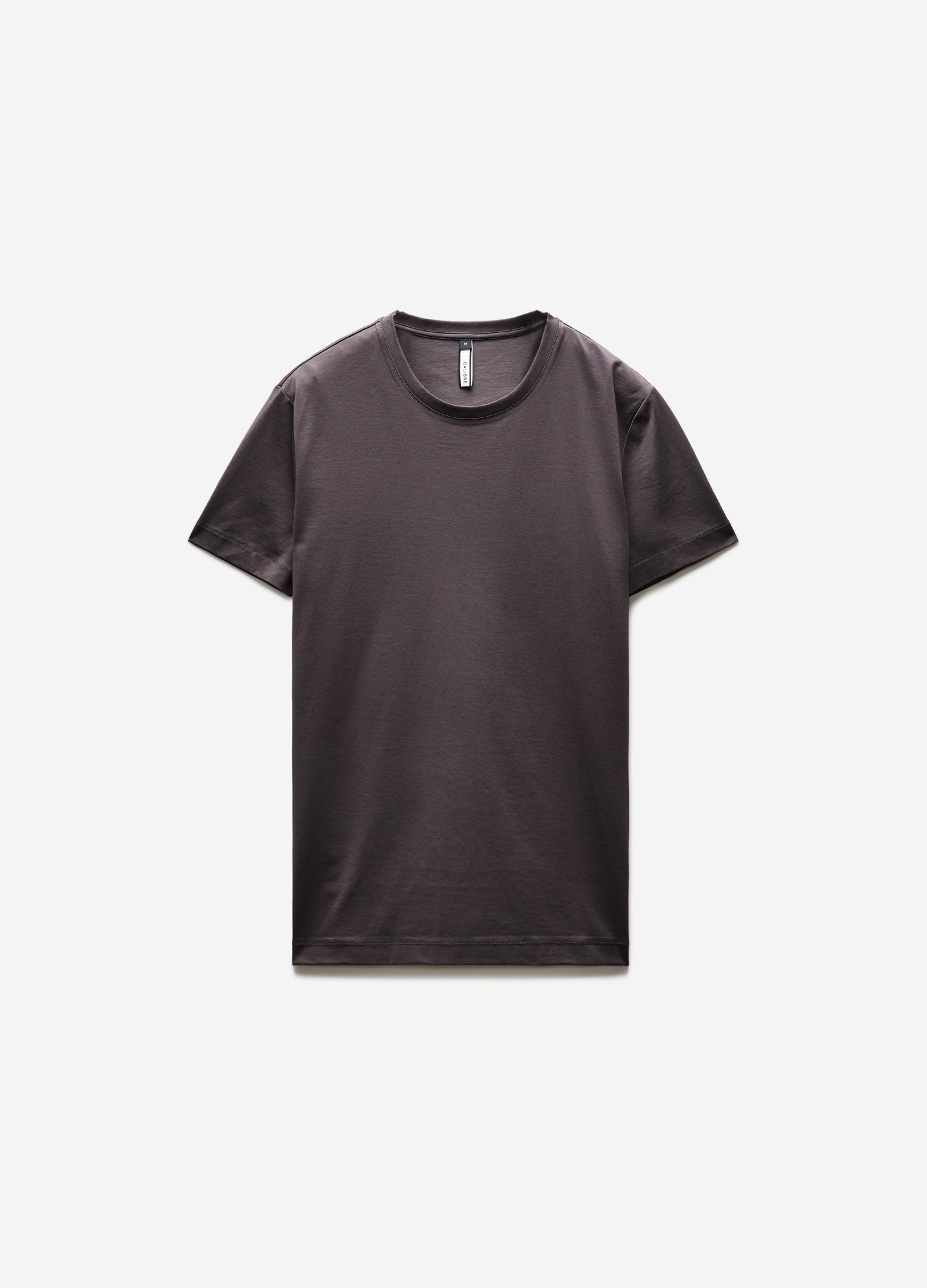 Mercerised Crew T-shirt Steel Grey