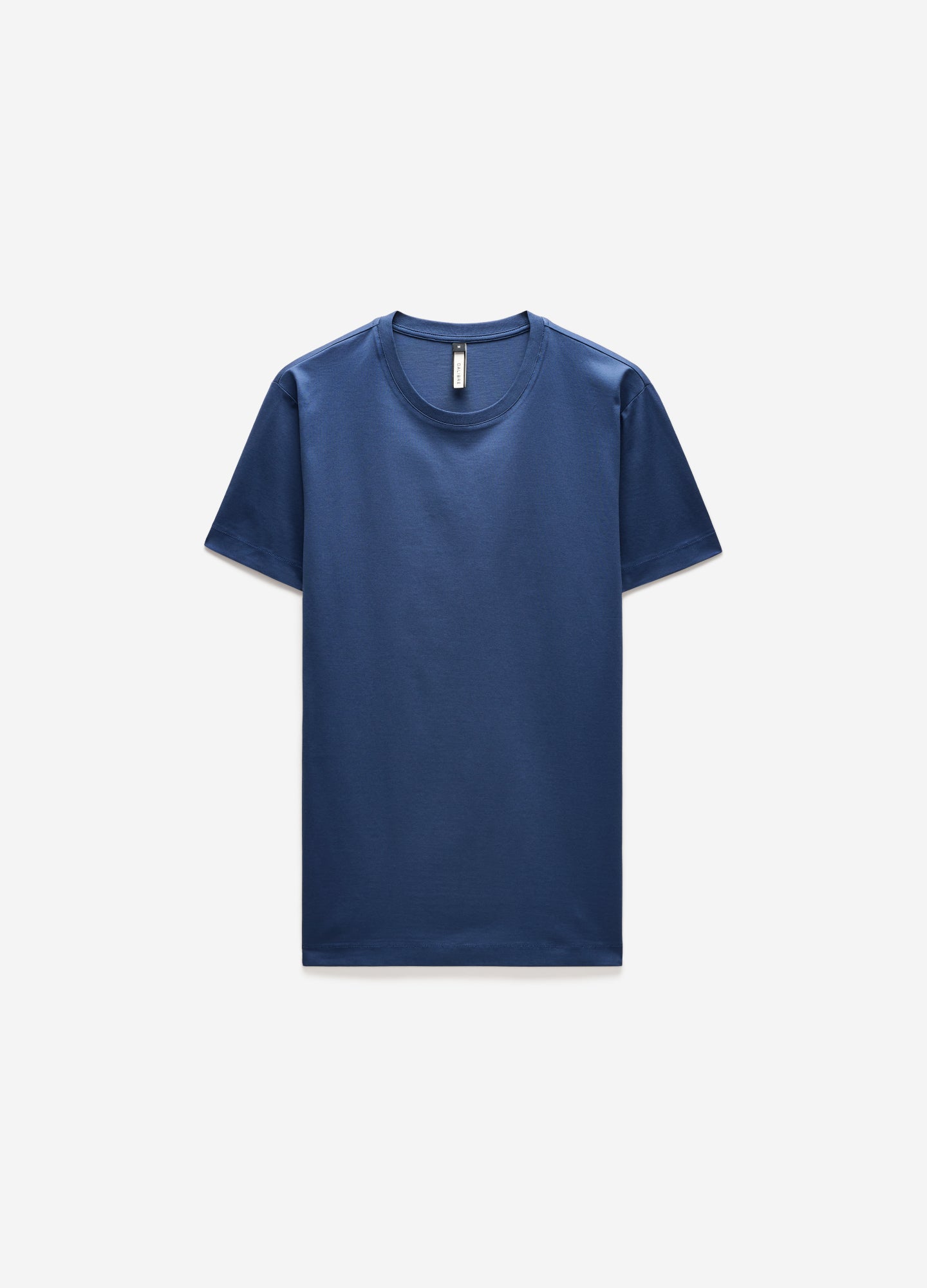 Mercerised Crew Neck T-shirt Marine
