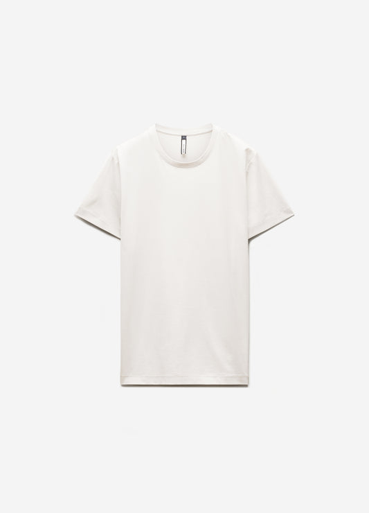 Mercerised Crew T-shirt Salt