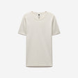 Mercerised Crew Neck T-shirt Salt