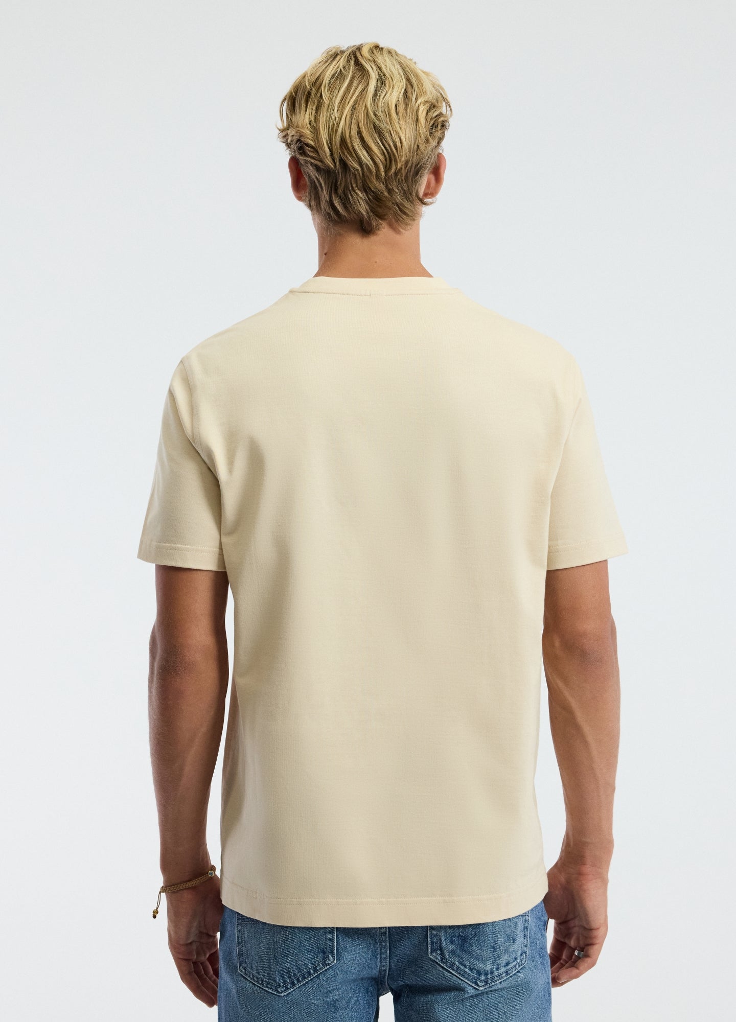 Relaxed Crew T-shirt Biscuit