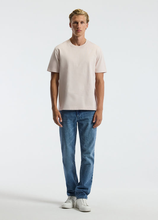 Relaxed Crew T-shirt Shell Pink