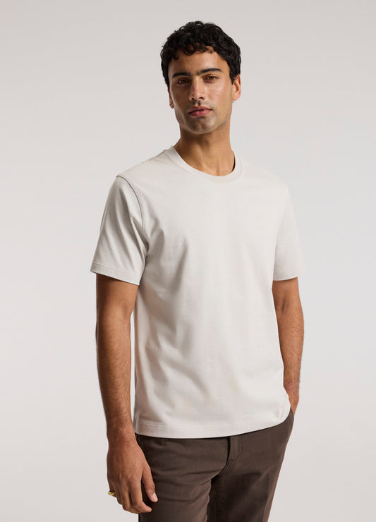 Relaxed Crew T-shirt Silver