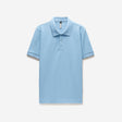 Solid Monogram Polo Pale Blue