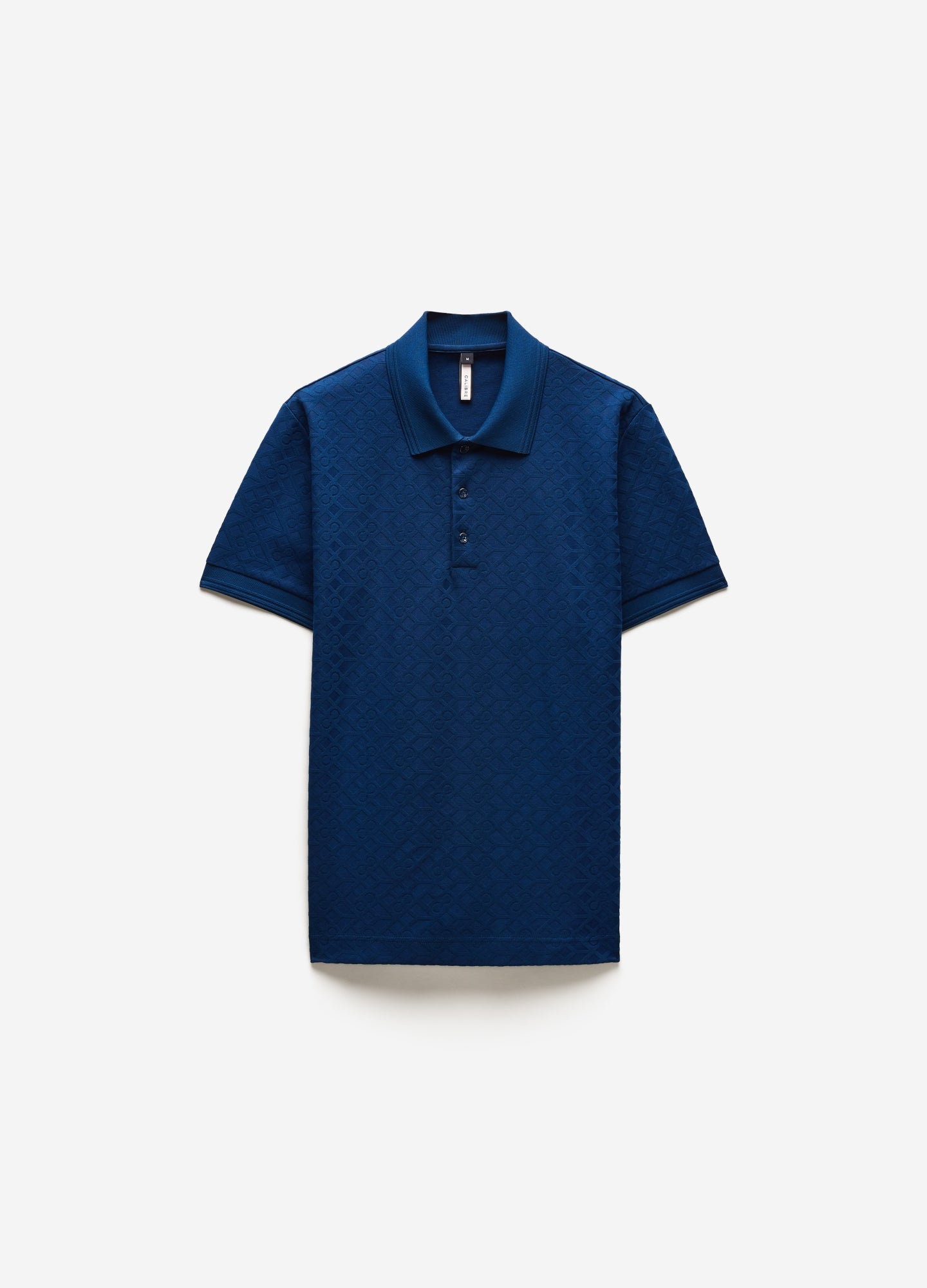 Solid Monogram Polo Blue