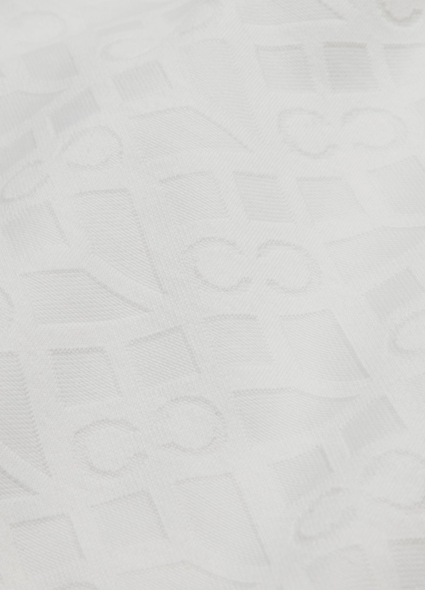 Solid Monogram Polo White