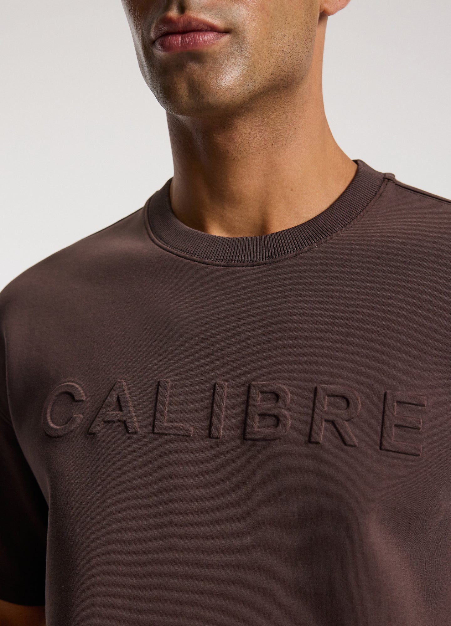 Relaxed Fit Logo Sweat T-shirt Mocha