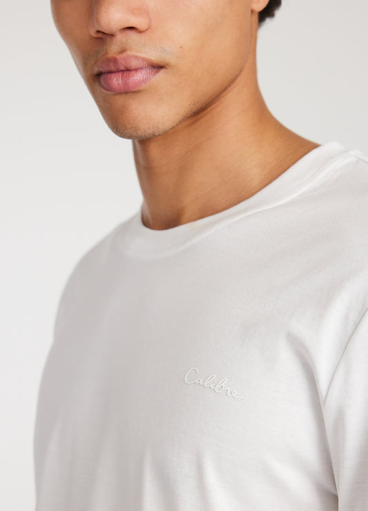 Long Sleeve Jersey Crew White