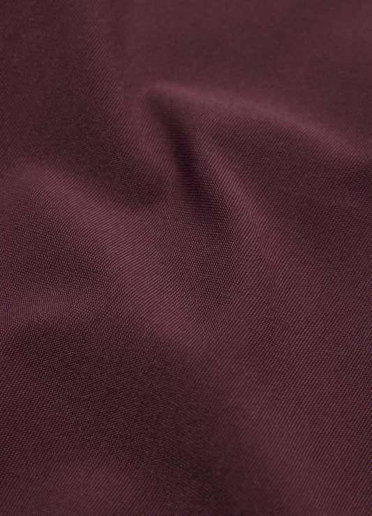 Performance Cuban Collar Shirt Burgundy