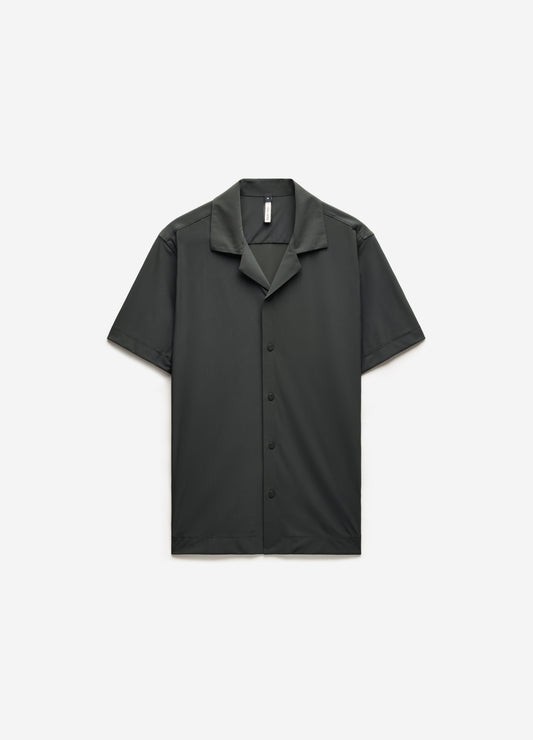 Performance Cuban Collar Shirt Khaki