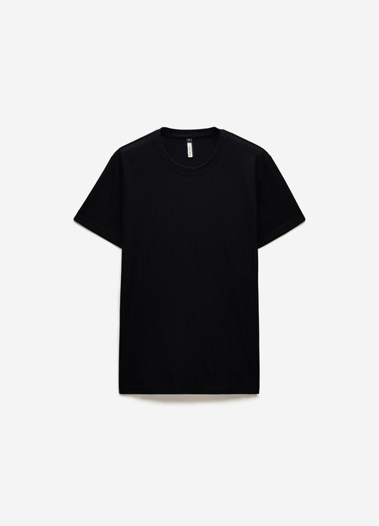 Ribbed T-Shirt Black