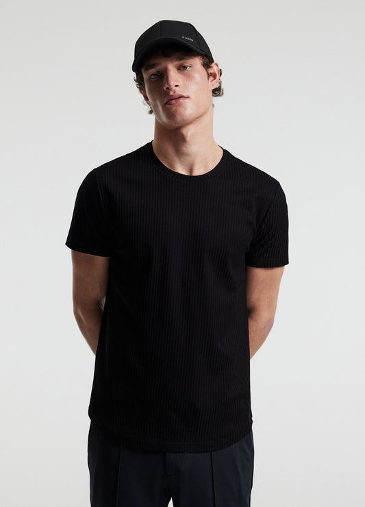Ribbed T-Shirt Black