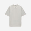 Loose Fit Crepe T-shirt Light Grey