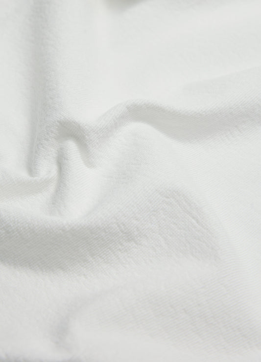 Loose Fit Crepe T-shirt White