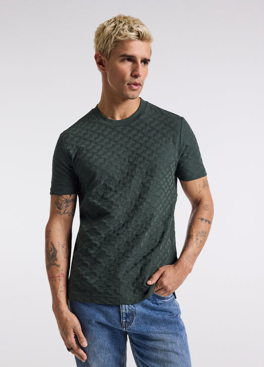 Monogram Jacquard T-shirt Fern