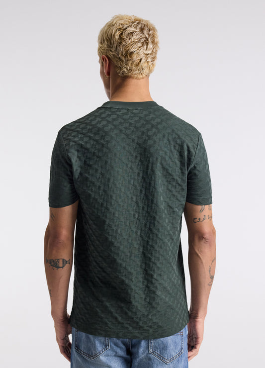 Monogram Jacquard T-shirt Fern