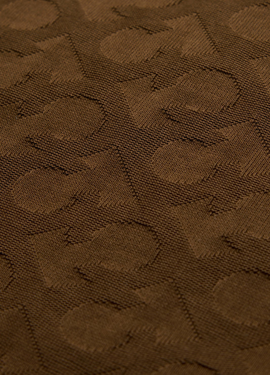 Monogram Jacquard T-shirt Toffee