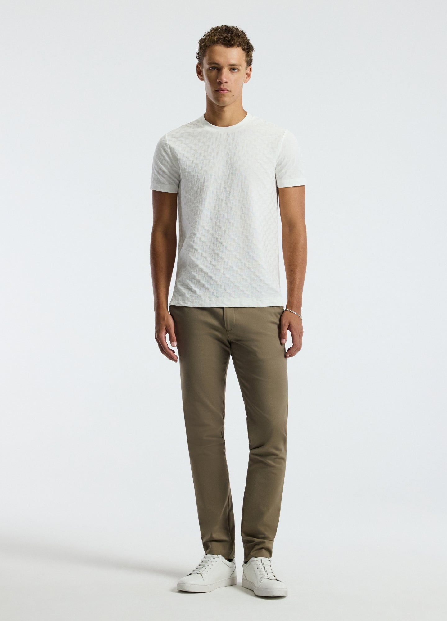 Monogram Jacquard T-shirt White