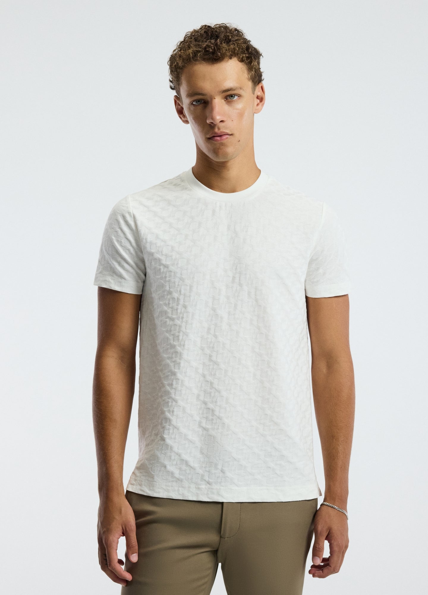 Monogram Jacquard T-shirt White
