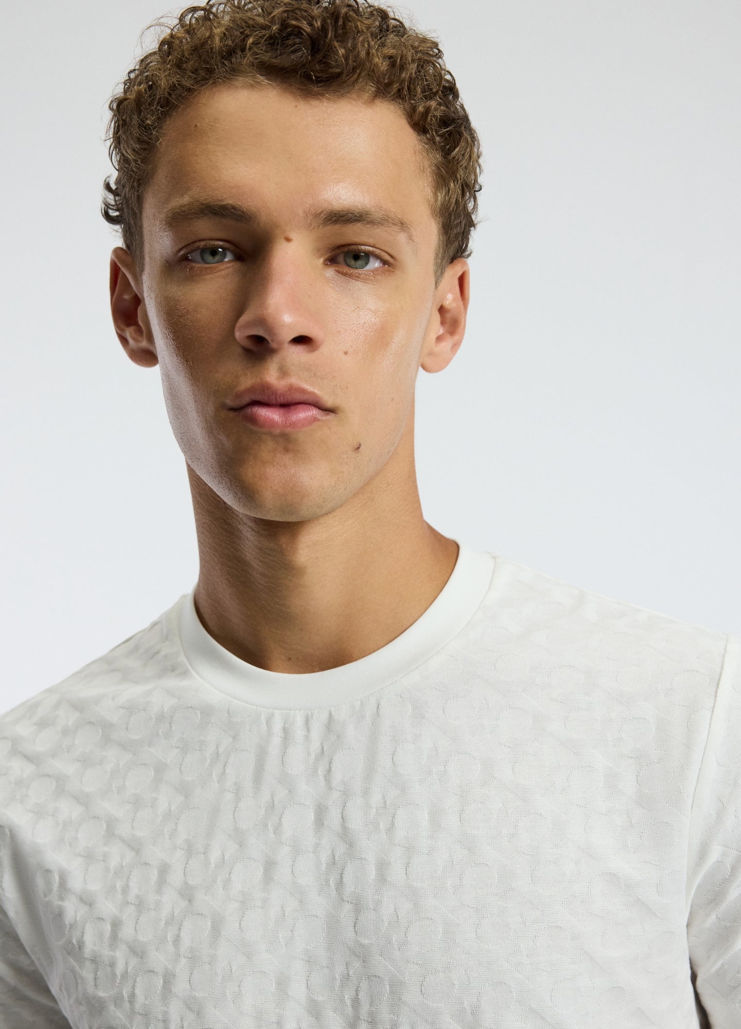 Monogram Jacquard T-shirt White