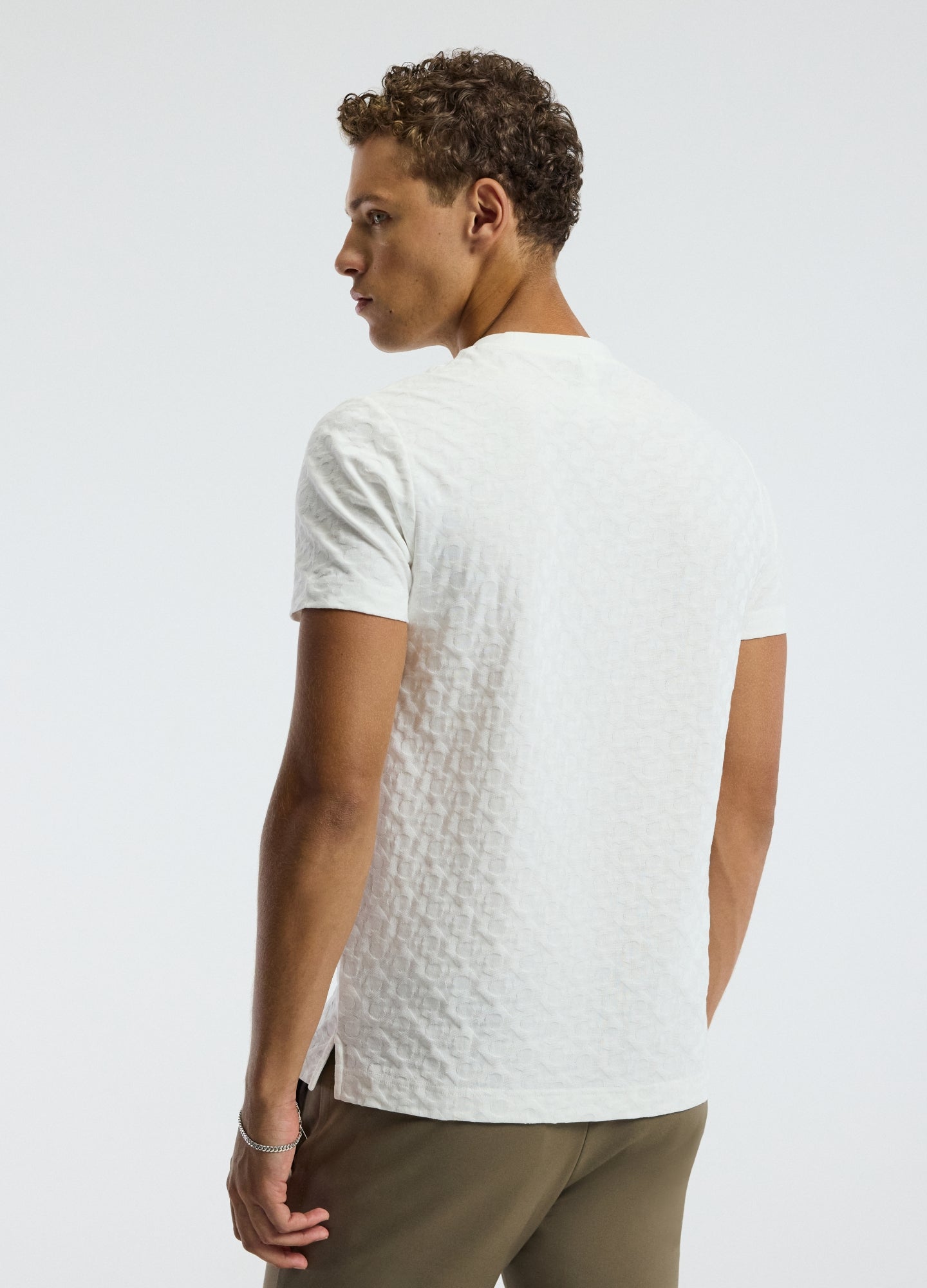 Monogram Jacquard T-shirt White