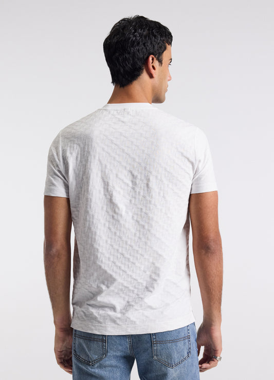 Monogram Jacquard T-shirt White