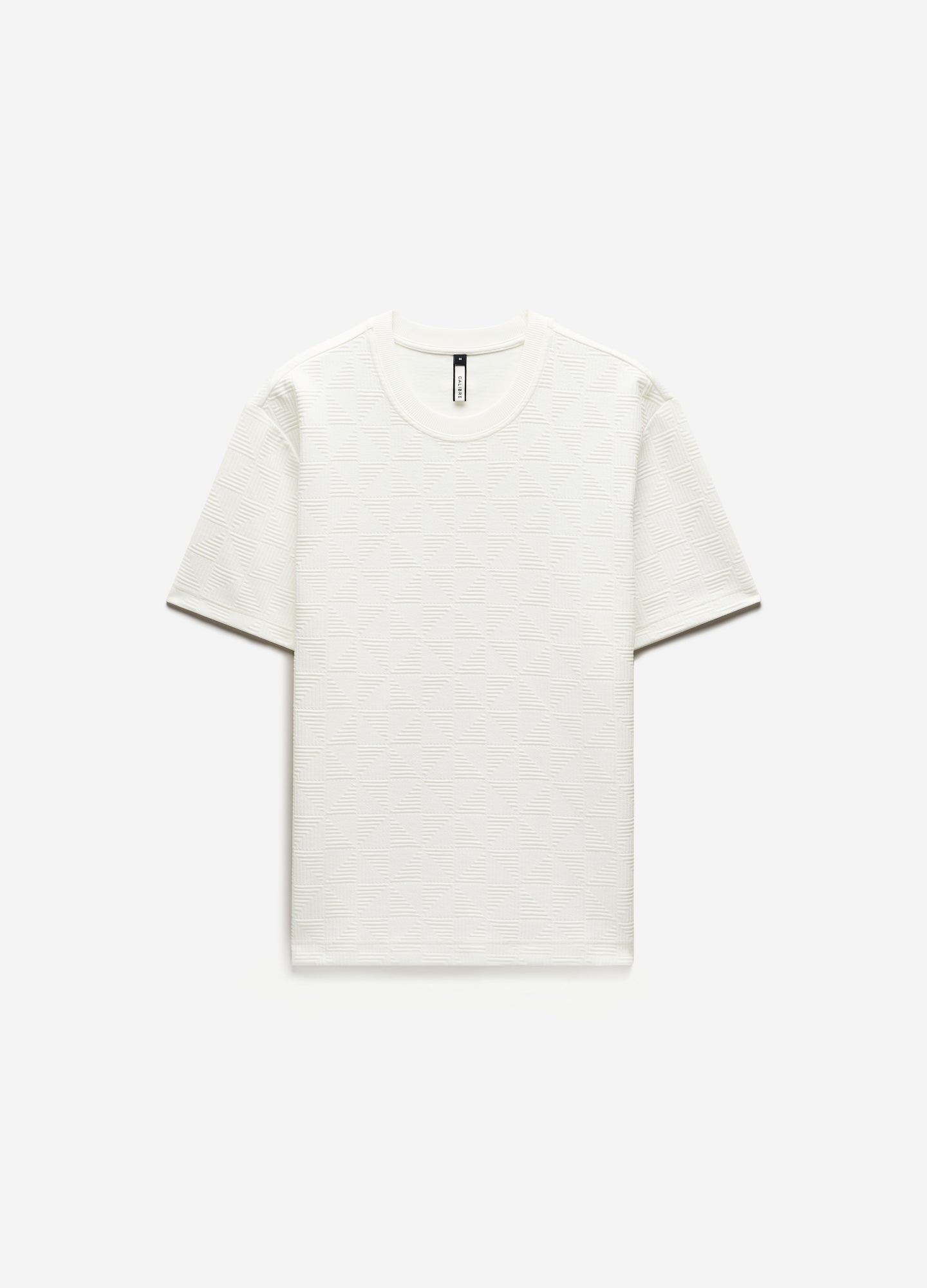 Relaxed Textured T-shirt Ivory