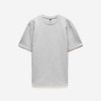 Relaxed Double Knit T-shirt Grey Marl