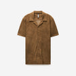 Performance Cuban Collar Shirt Tan