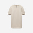 Ombre Cuff Jacquard T-shirt Natural