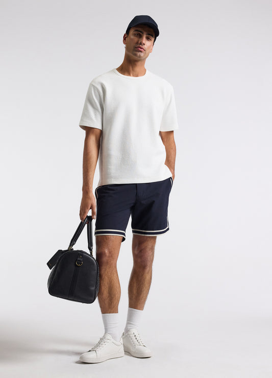 Loose Fit Crinkle T-shirt Ivory