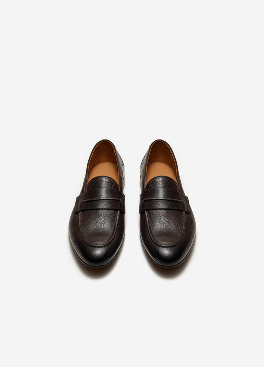 Vintage Leather Loafer Chocolate