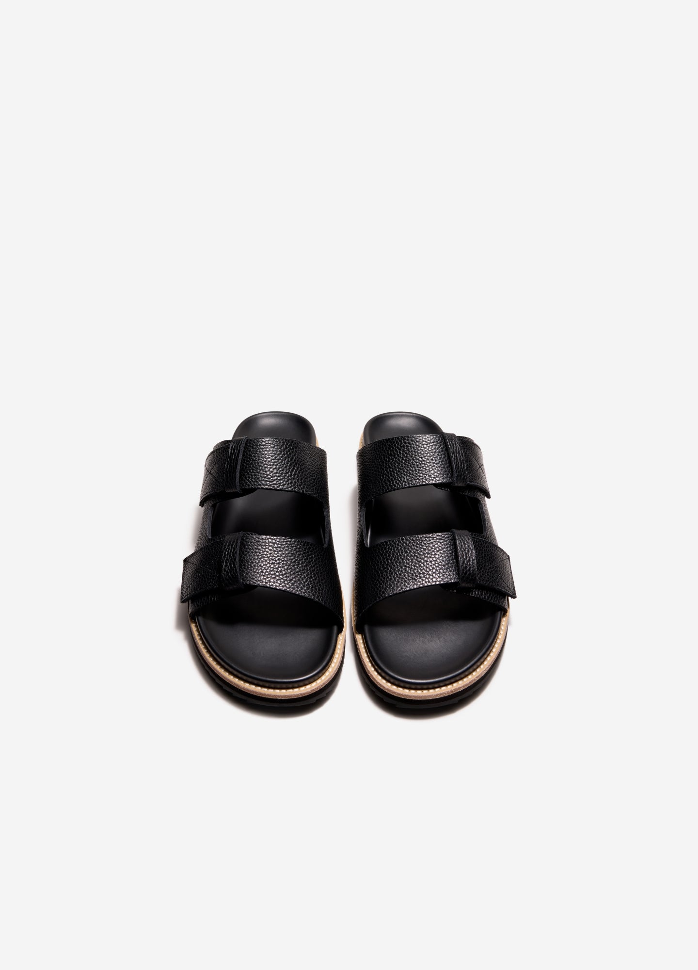 Double Strap Sandal Black Combo