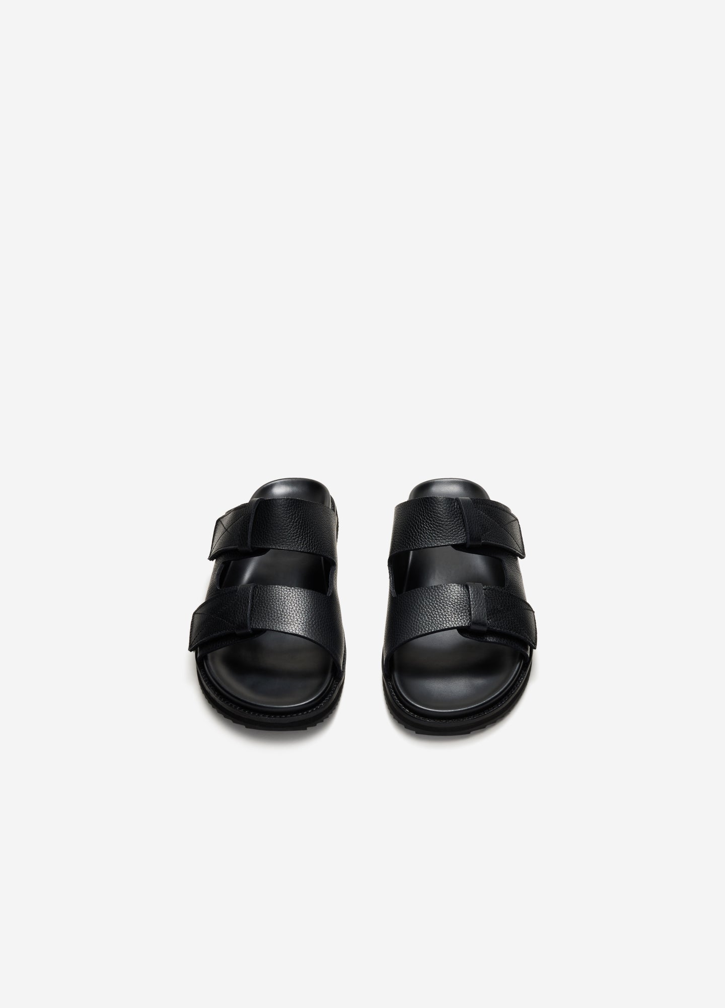 Double Strap Sandal Black