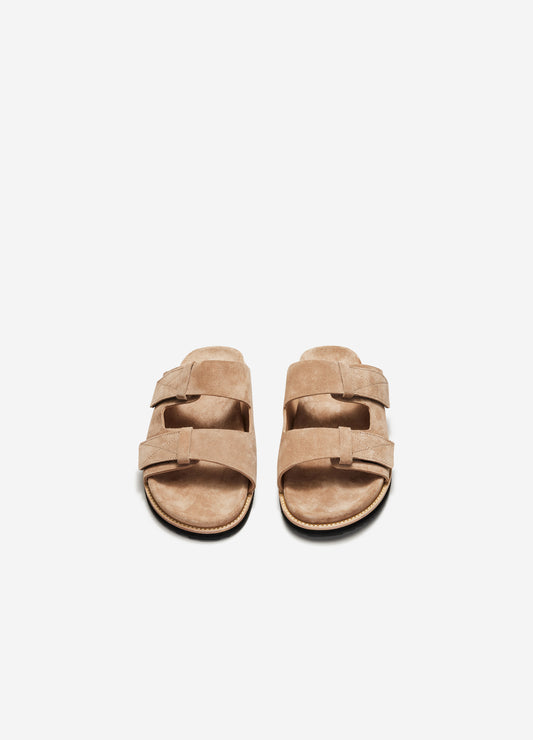 Double Strap Sandal Stone