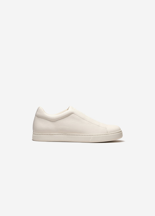 Slip-On Elastic Sneaker Cream