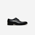 Black Leather Derby Black