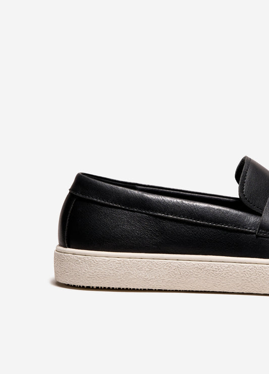 Crepe Sole Slip-On Black