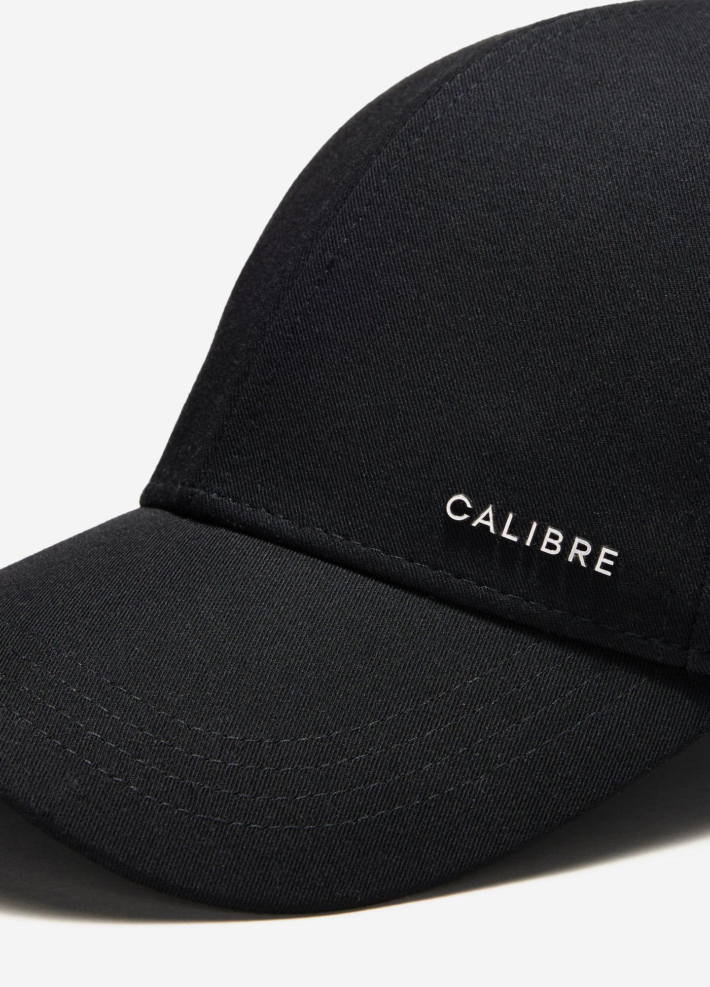 Logo Plate Cap Black