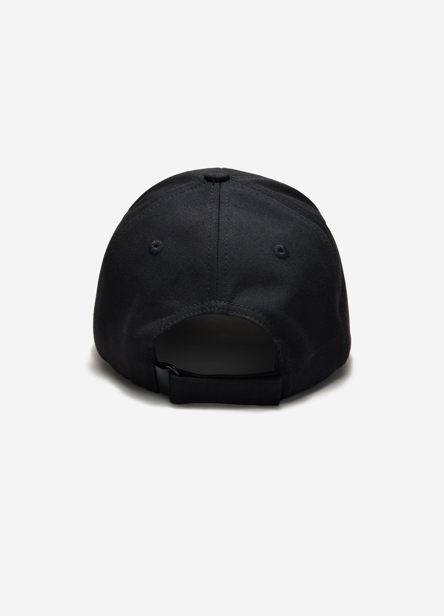 Logo Plate Cap Black