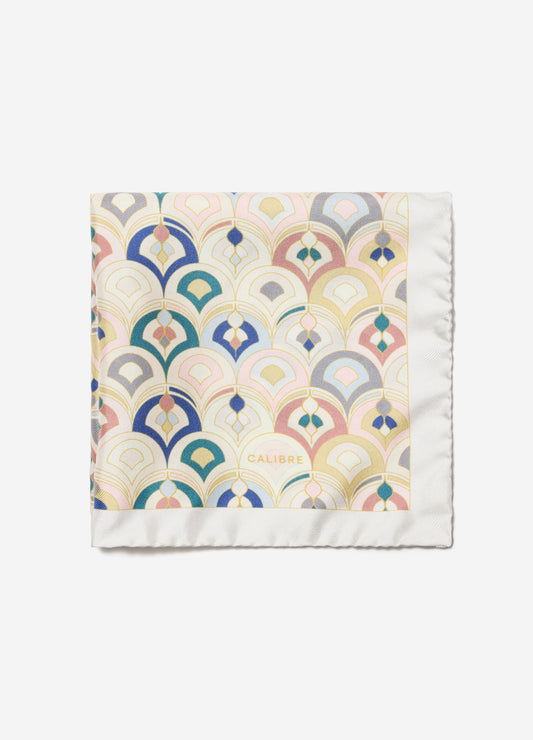 Pastel Parlor Pocket Square Cream Combo