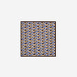 Geometric Pocket Square Chocolate