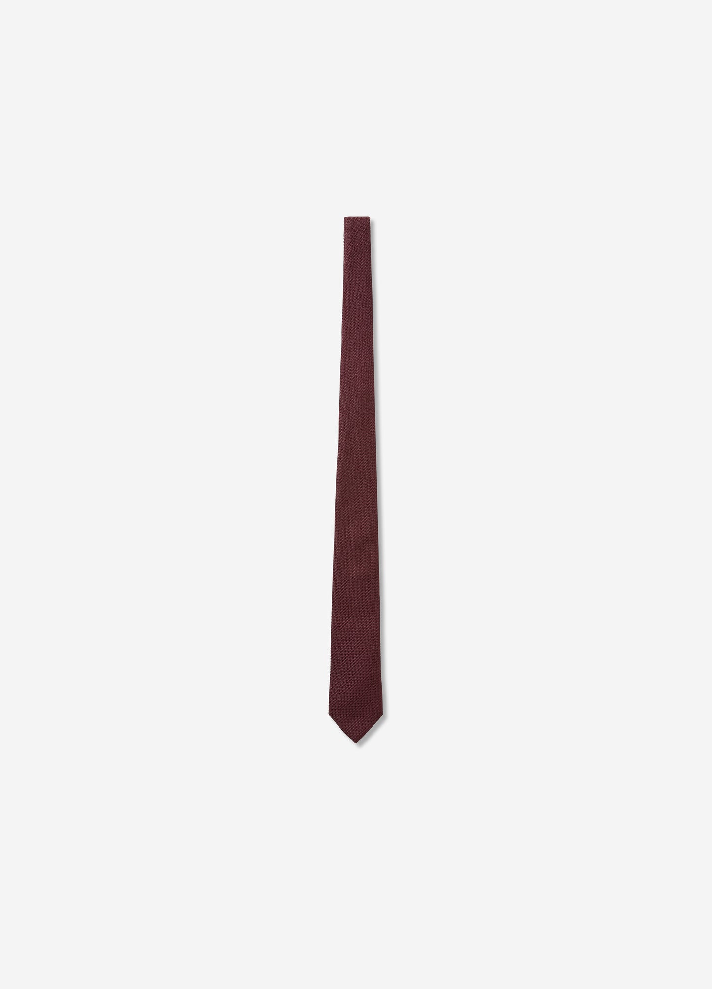 Knit Effect Regular Tie Wine