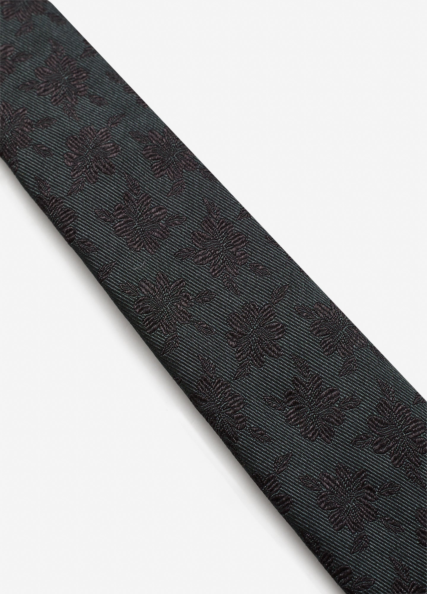 Floral Jacquard Tie Green Combo