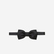 Italian Silk Bow Tie Black