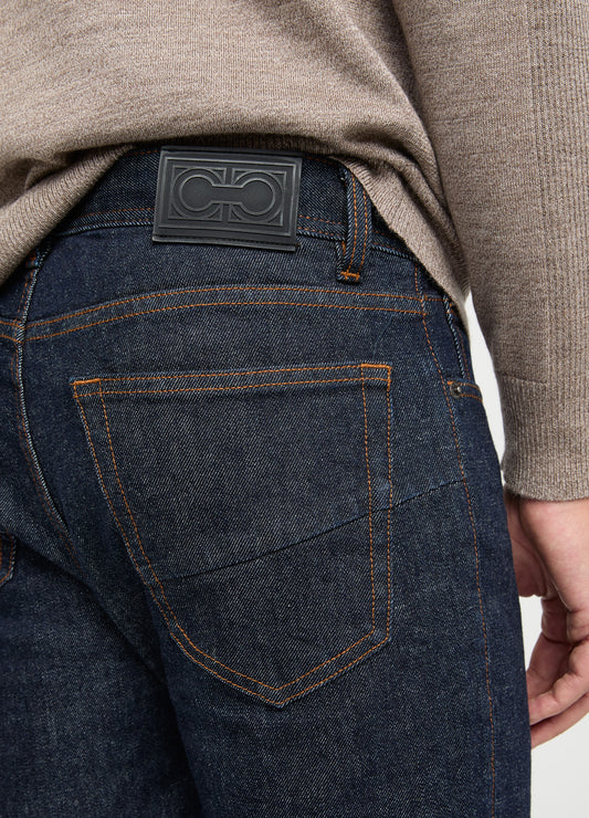 Skinny Fit Organic Denim Jeans Indigo