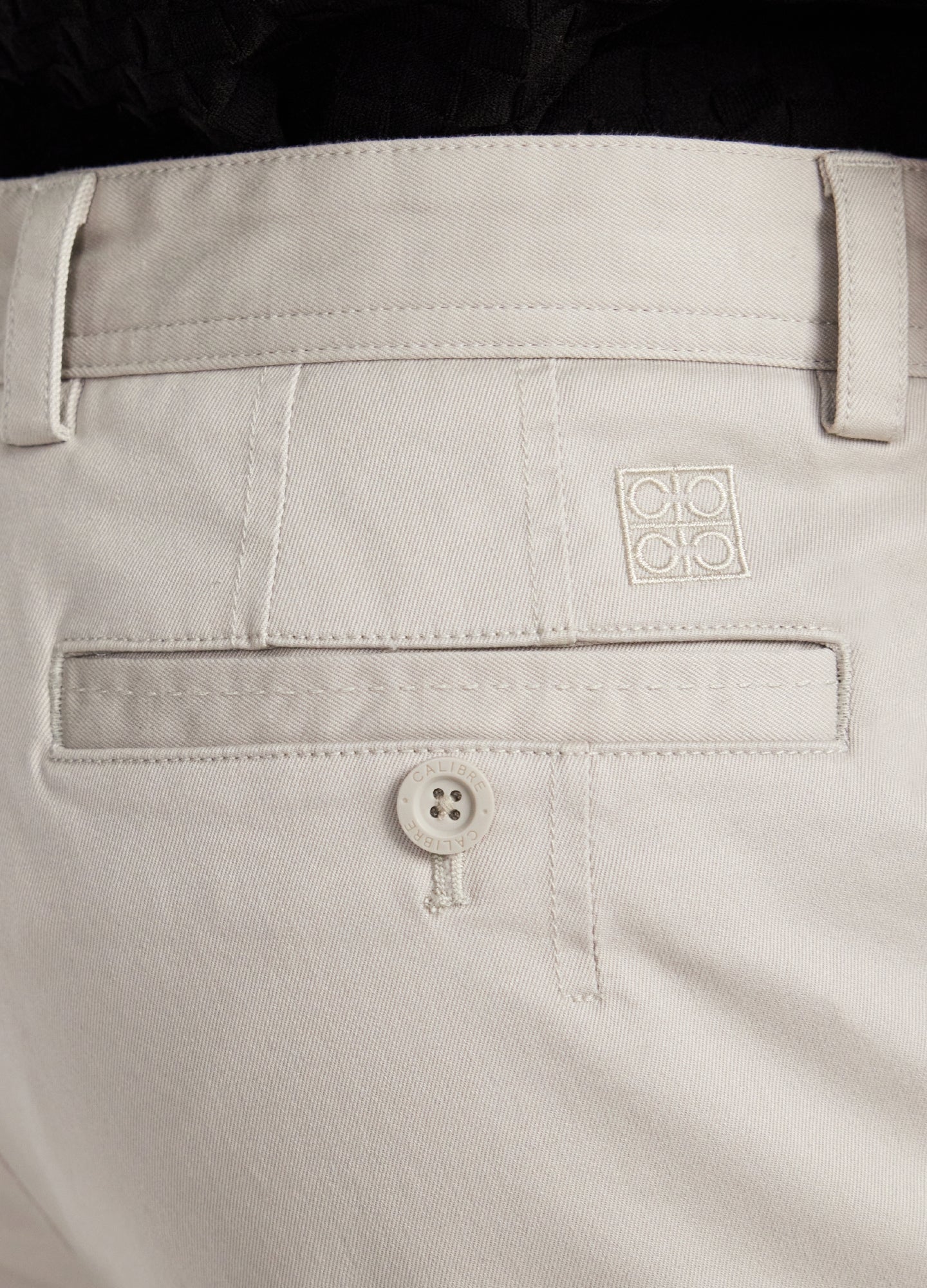 Slim Fit Cotton Stretch Chinos Stone